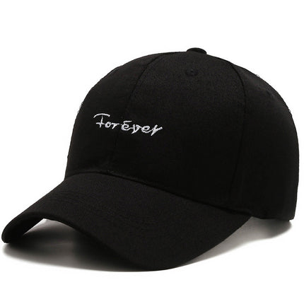Hat Women's Korean-style Casual Embroidered Small m Cap Men's Spring and Summer Outdoor Sunshade Fashion Tide Brand Baseball Cap