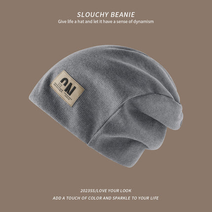 Postpartum Confinement Hat Autumn and Winter Face-Slimming Hat Windproof Cold-Proof Maternity Turban Warm Slouchy Beanie Pullover Hat for Women