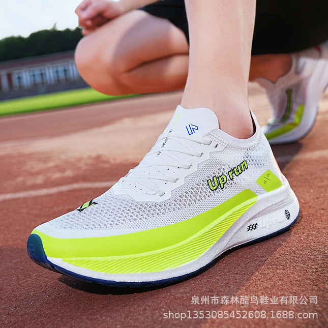 Up run new full palm carbon board sports casual running shoes lightweight shock absorption rebound non-slip professional couple running shoes
