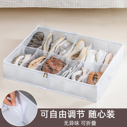 Shoe Box Storage Box Transparent Household Shoe Cabinet Shoe Box Space-saving Bed Bottom Shoe Box Dormitory Shoe Storage Artifact