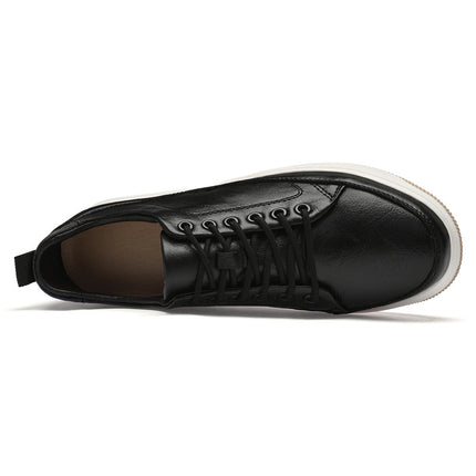 Autumn fashion new men's shoes casual shoes Korean shoes British soft sole shoes thick sole shoes Net red belt goods business Board Shoes