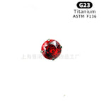 M0.9*5mm(cnc bowl holder) / Pomegranate red