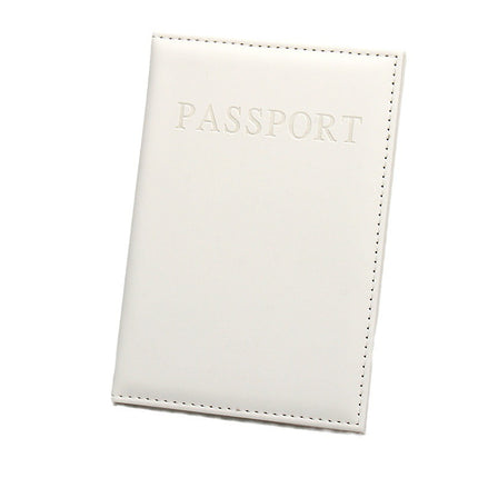 Leather Passport Cover, Passport Bag, Logo Wholesale, English Pu Leather Passport Holder, Amazon Cross-Border Card Holder