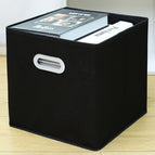 Black double-sided portable drawer without cover (plastic buckle) / Large size (28*28*28cm)