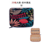 20 Large-Color Leaf Black Base