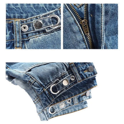 Wide leg jeans women's straight loose high waist 2024 new small drape slimming mop pants