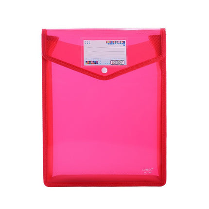 A4 File Bag Snap-Type Inch Student Stationery Office File Document Classification