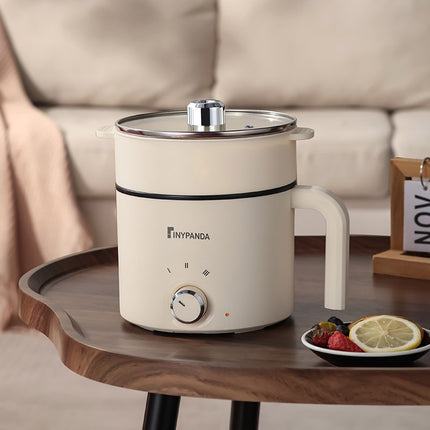 Electric Cooking Pot Dormitory Student Household Small Electric Pot All-In-One Pot Multi-Functional Mini 1-2 People Household Electric Hot Pot