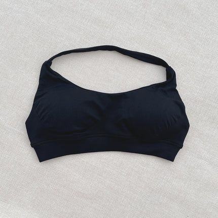 Cross-Border Seamless Fitness Underwear Sports Outdoor Quick-Drying Halter Bra Women's High Elastic Sexy Nylon with Chest Pad Ready Stock