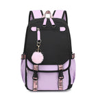 328 upgraded purple with black + pendant