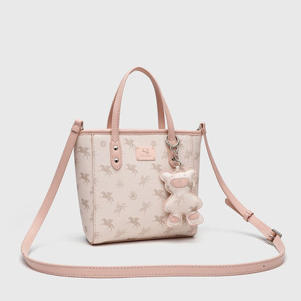 【Shen Yue's Style】Pegasus Tote Bag Commuter Shoulder Crossbody Bag Shopping Basket Handbag Gift Bag for Friends