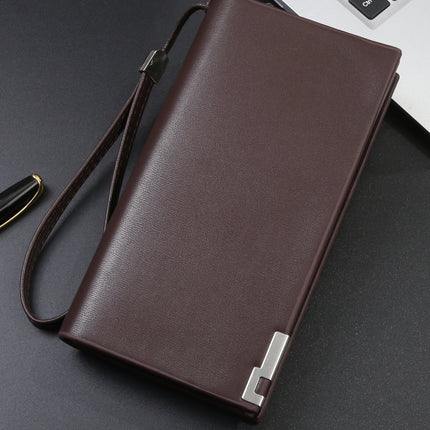 New Men's Wallet Casual Zipper Mobile Phone Bag Multifunctional Clutch Bag Long Men's Wallet Wholesale Wallet