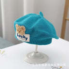 Lucky beret-lake blue / 3-48 months