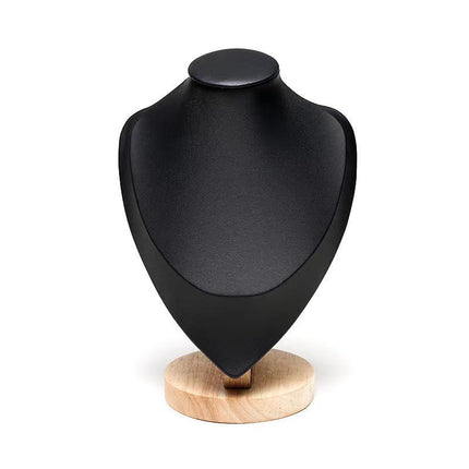 Solid Wood Figure Neck Display Stand Necklace Display Stand Jewelry Display Stand Jewelry Jewelry Storage Stand