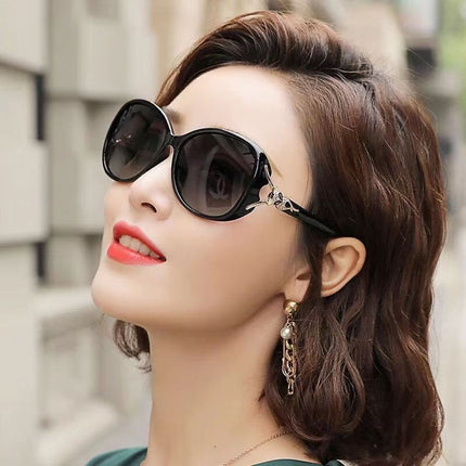 Women's sunglasses sunshade high-end sense Joker cute sweet beauty trendy sunglasses net red makeup artifact glasses wholesale