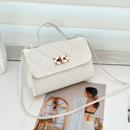 Compact Wholesale Korean Style Bags, Light Luxury Embossed Niche Material Small Square Bags, Crossbody Bags, Women's Fashion Pu Versatile Bags