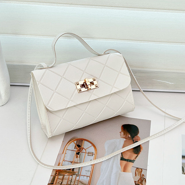 Compact Wholesale Korean Style Bags, Light Luxury Embossed Niche Material Small Square Bags, Crossbody Bags, Women's Fashion Pu Versatile Bags