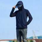 Lens style navy blue [removable brim + windproof rope] / 2XL (72.50 kg-92.50 kg