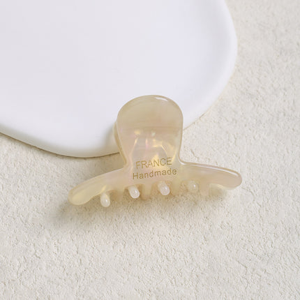 Acetate Small Claw Clip Half-Up Hair Shark Clip for Women, Suitable for the Back of the Head, Hairpin for Thin Hair, High-End Hair Accessory