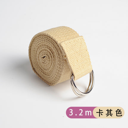 Yoga training belt stretch belt multifunctional yoga rope belt 3.2 meters long yoga stretch auxiliary non-elastic