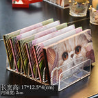 Large 7-compartment transparent (pack of 10)