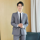 Men's gray suit / S