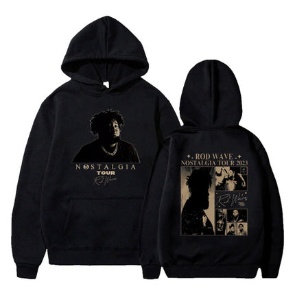 [Cross-border European Code] Rod Wave Merch 2023 Nostalgia Tour Hoodie
