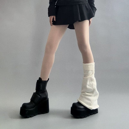 High-Definition Version of New Hot Girl High-Heeled Short Boots for Women in Autumn and Winter New Waterproof Platform Small Platform Thick-Soled Boots