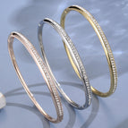 Gypsophila single row diamond / Gold