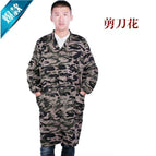 Camouflage scissors flower suit collar carrying gown / 185/3XL