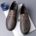 Khaki hollow shoes / 38