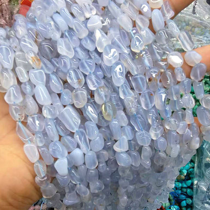 8-10mm natural stone loose beads amethyst agate straight hole gravel diy jewelry accessories amorphous beads