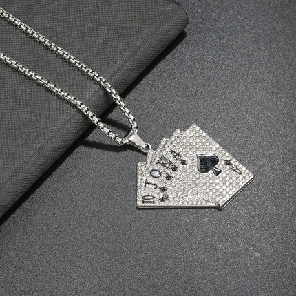 Summer Hip Hop Necklace Smiley Robot Perfumery Bottle Didi Trendy Street Dance Sweater Chain Fashion Personalized Jewelry