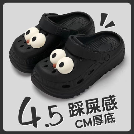 25 New Styles of Croc Shoes for Women, Summer Casual Fashion, Thick Soles for Going Out, Versatile, Non-Slip, Comfortable and Breathable, Men's Wholesale Cartoon