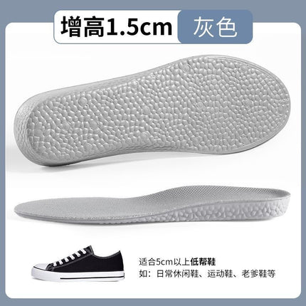 Height-Increasing Insoles for Men and Women, Suitable for Short Individuals, Invisible Height-Increasing Insoles for Martin Boots, Comfortable and Breathable