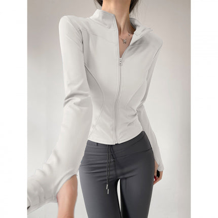 Yoga Clothing for Women 2026 New Style Jacket Quick-Drying Fitness Clothing Sports Running Suit Long-Sleeved Pilates Training Top