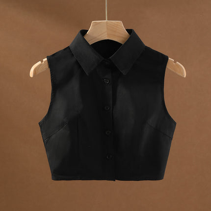 Professional Fake Collar Women's New Formal Black and White Sweater Decorative Collar Versatile Vest Shirt Decorative Fake Collar