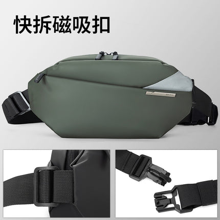 BANQILU New Men's Chest Bag Casual Fashion Crossbody Bag Motorcycle Backpack Riding Waist Bag Sports Shoulder Bag