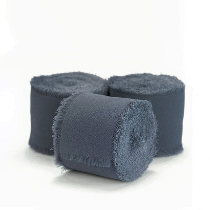 Ins Hand-Torn Raw Edge Ribbon Bouquet Satin Ribbon Ribbon Dried Rose Wedding Flowers Tied Chiffon Lace