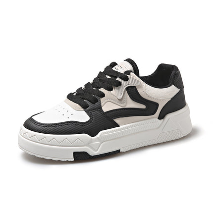 Niche Trendy Instagram Style Thick Bottom White Shoes Women's 2025 Spring New Breathable Student Leisure Sports Board