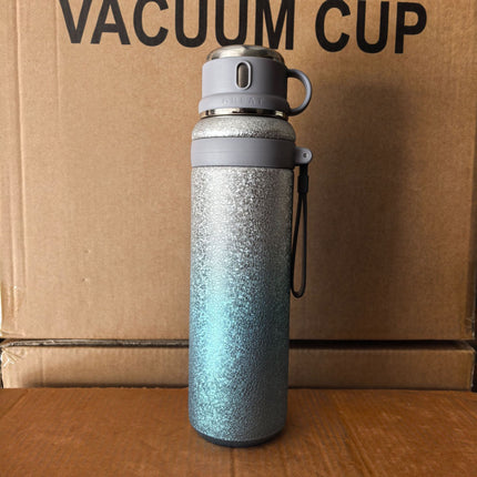 New Large-Capacity Straw Insulated Cup, Outdoor Portable Vacuum Double-Drink Cup, Household Double-Layer 316 Stainless Steel Water Cup