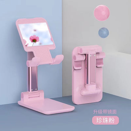 Desktop mobile phone stand metal multi-function live broadcast tablet folding stretch carrying lazy chasing drama online class lifting wholesale