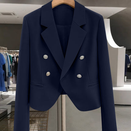 Spring and Autumn 2025 New White French Short Suit Jacket Women's Light Mature Small Fragrant Texted Suit for Foreign Trade