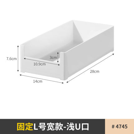 Multifunctional Household Kitchen Cabinet Storage Box Sundries Snack Storage Box Right Angle Storage Basket Cosmetics Storage Box