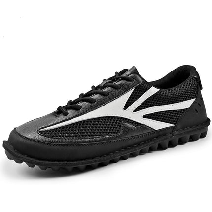 Mesh Shoes for Men 2025 New Summer Breathable Cut Out Shoes Soft Sole Non-Slip Lightweight Forrest Gump Shoes Casual Shoes Large Size