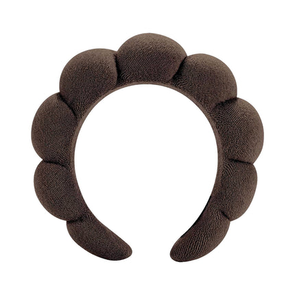 Cross-border explosions SPA clouds sponge face washing hair band bath face hair band autumn and winter color hair band wholesale