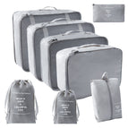 Gray cuff eight-piece set [seven-piece small bundle pocket]]