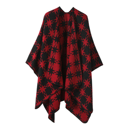 European and American plain striped warm Joker shawl outer autumn and winter office blanket imitation cashmere scarf in stock wholesale