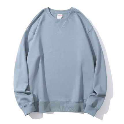 380g Heavyweight Pure Cotton Classy Cotton Tight and Warm Terry Round Neck Sweatshirt Trendyy and Versatile with Customizable Logo