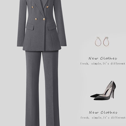 New High-Quality Tailcoat Set, Women's Business Office Jacke